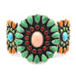 Cluster Multistone Cuff Bracelet-Jewelry-Don Lucas-Sorrel Sky Gallery