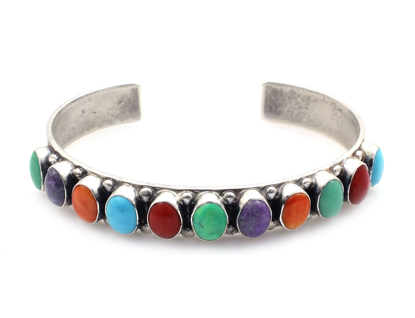 Multi Stone Cuff-Jewelry-Don Lucas-Sorrel Sky Gallery