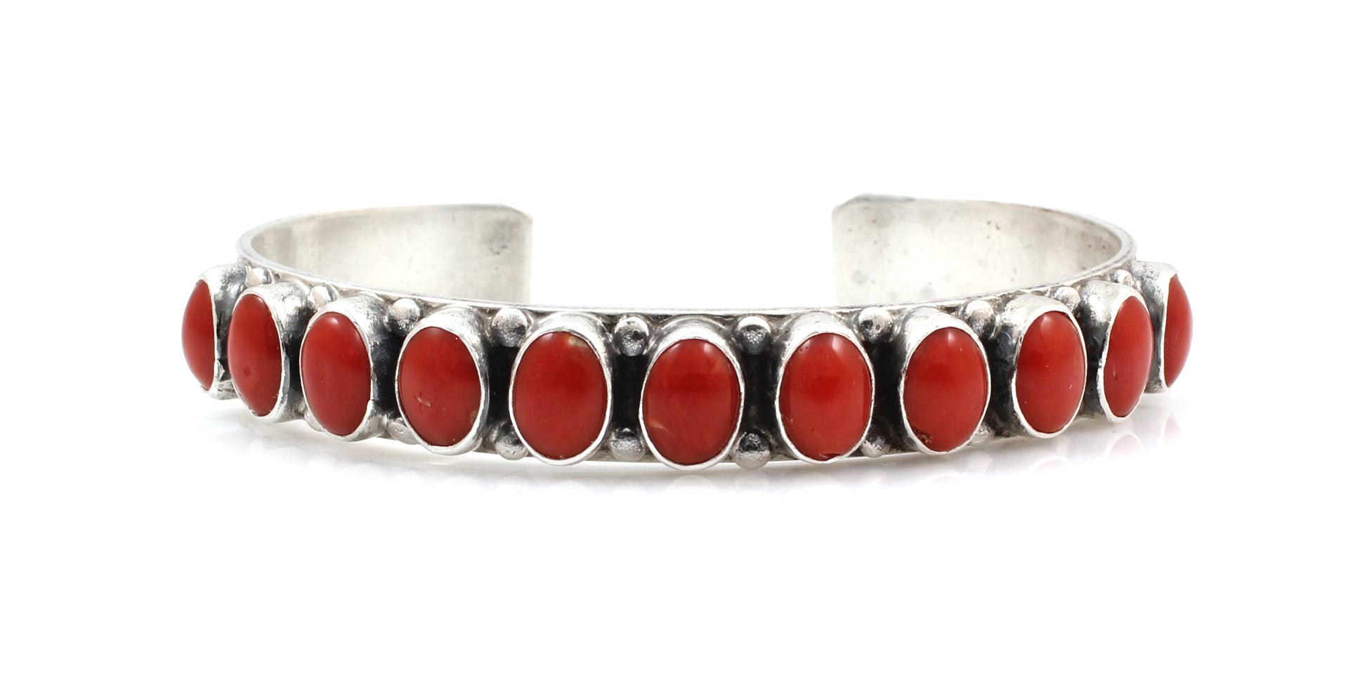 Red Coral Cuff-Jewelry-Don Lucas-Sorrel Sky Gallery