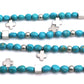 Turquoise 4 Strand Cross Necklace-Jewelry-Don Lucas-Sorrel Sky Gallery