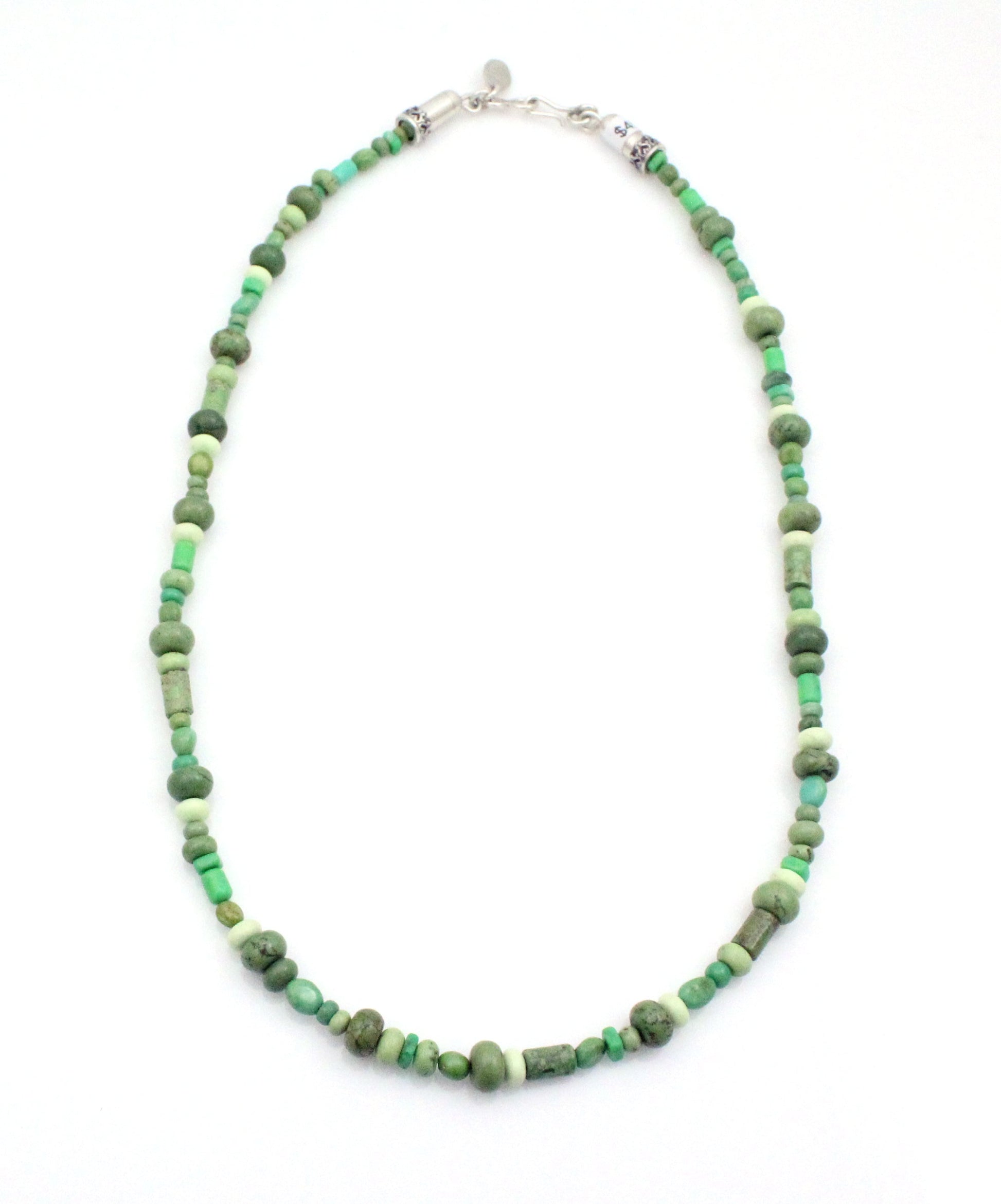 Green Magnesite Necklace-jewelry-Don Lucas-Sorrel Sky Gallery