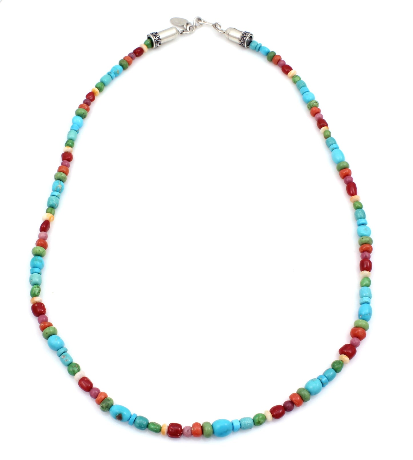Multi Color with Turquoise Necklace-jewelry-Don Lucas-Sorrel Sky Gallery