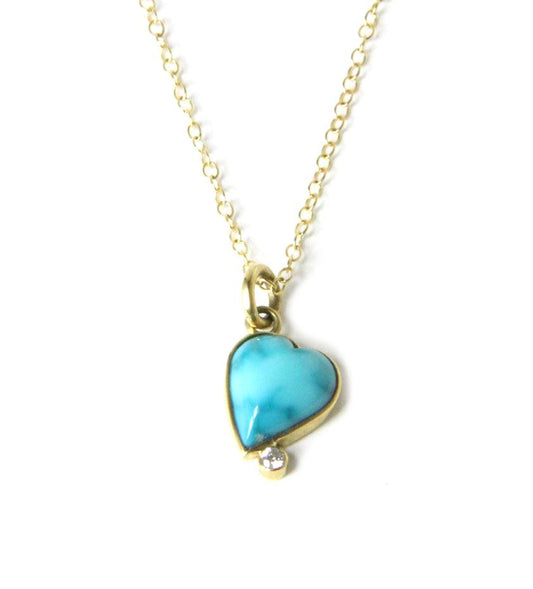 McNulty Heart Pendant w/ Diamond-Jewelry-Doug Magnus-Sorrel Sky Gallery