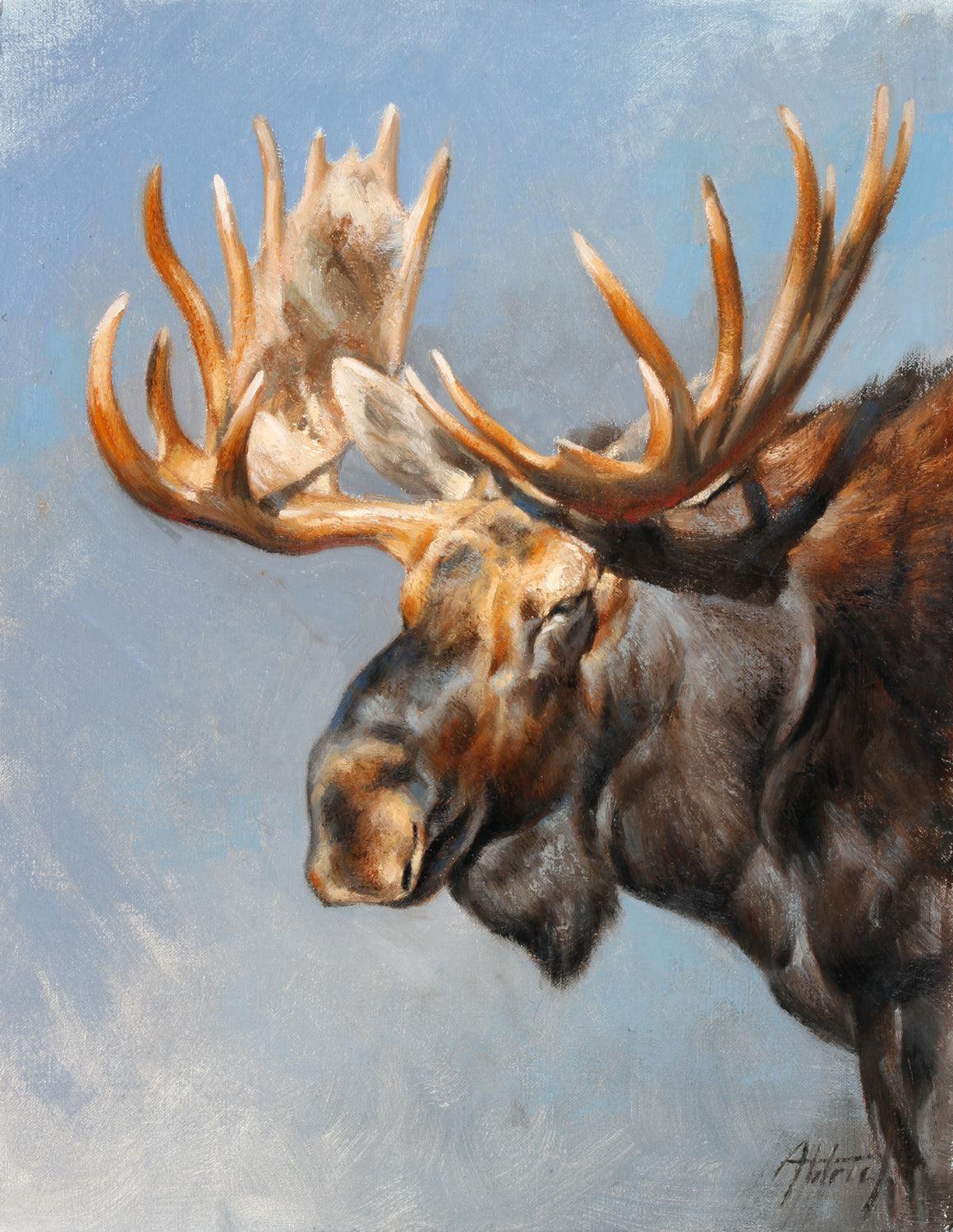 Old Bull-Painting-Edward Aldrich-Sorrel Sky Gallery