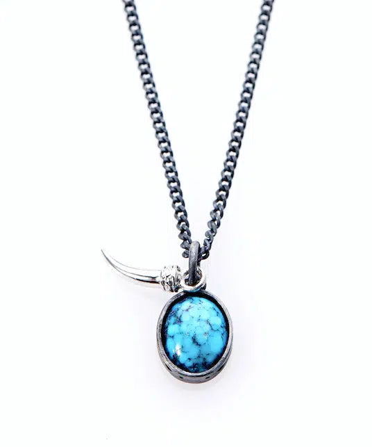Tusk & Turquoise Necklace | Harlin Jones | Sorrel Sky | Cody