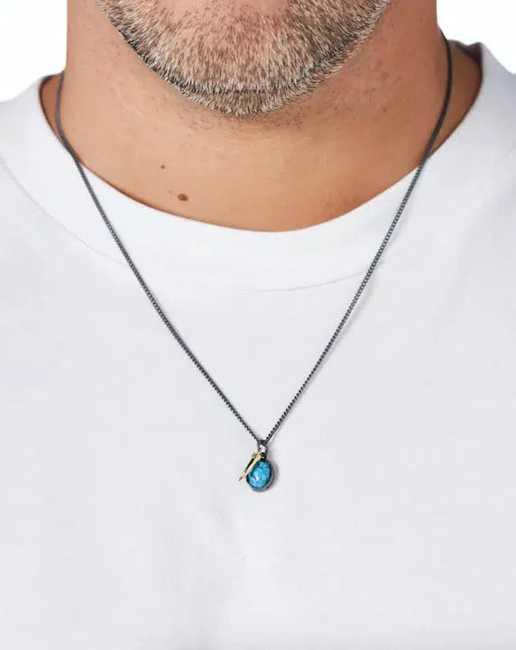 Tusk & Turquoise Necklace