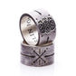 Arabesque Pattern Ring - Oxidized Silver