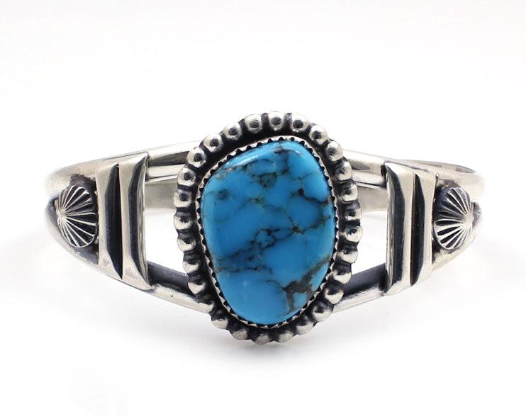 Bisbee Turquoise Bracelet-Jewelry-Jeanette Dale-Sorrel Sky Gallery