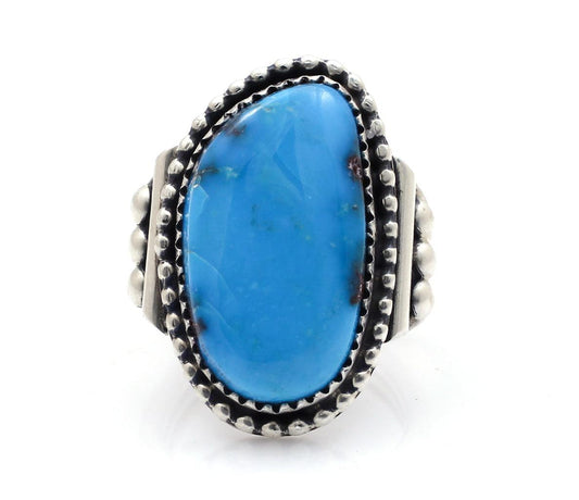 Bisbee Turquoise Ring-Jewelry-Jeanette Dale-Sorrel Sky Gallery