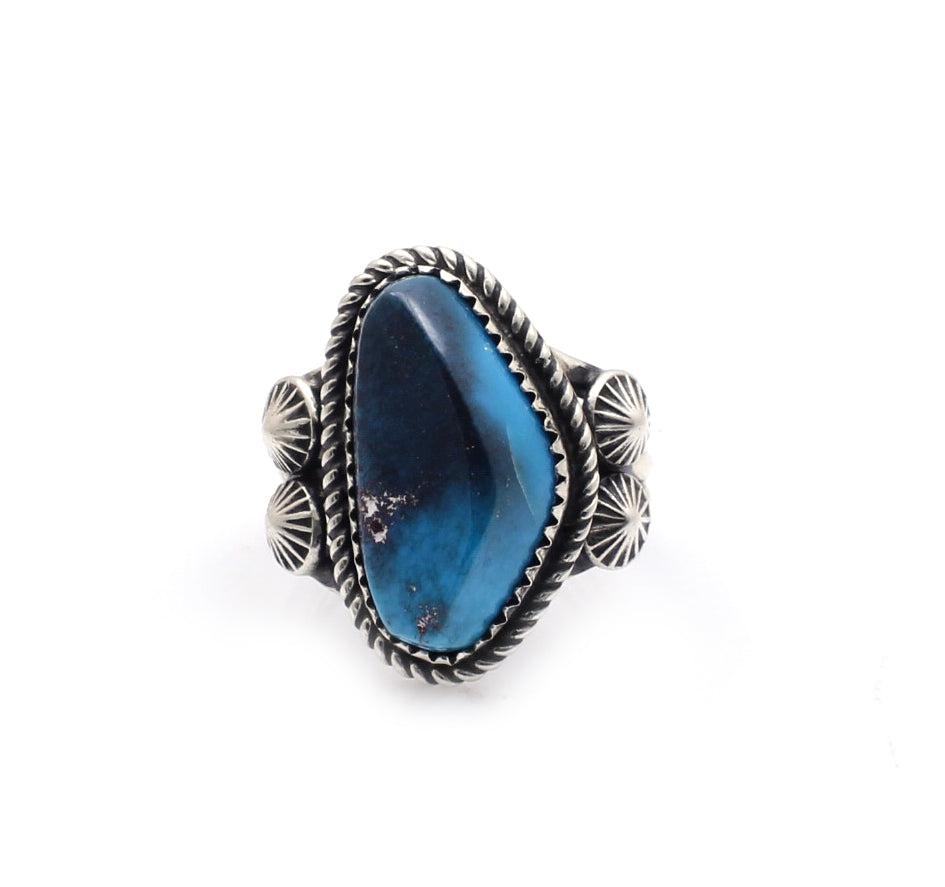 Bisbee Turquoise Ring-Jewelry-Jeanette Dale-Sorrel Sky Gallery