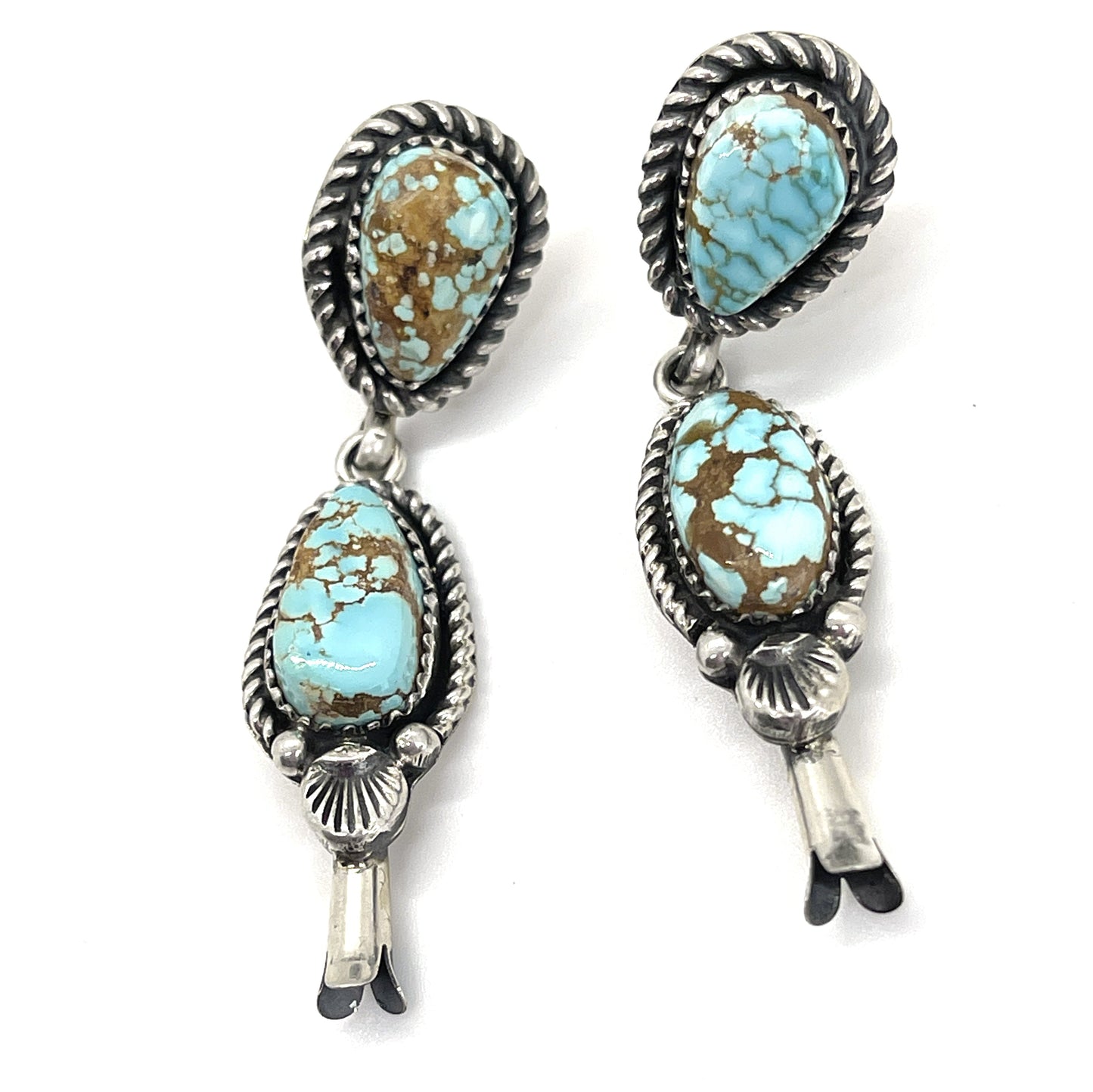 Earrings #8 Turquoise-Jewelry-Jeanette Dale-Sorrel Sky Gallery