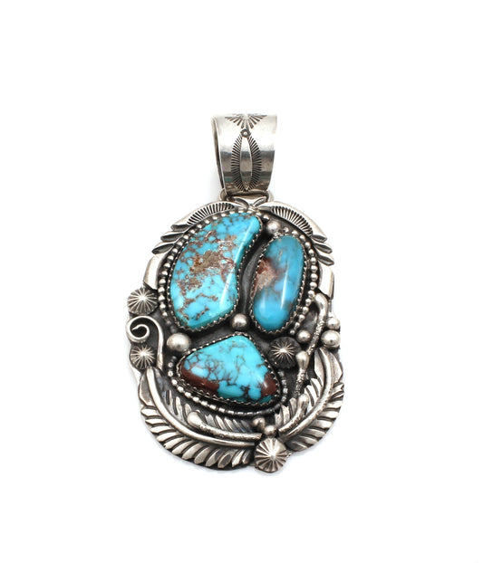 Bisbee Turquoise Pendant-jewelry-Jeanette Dale-Sorrel Sky Gallery