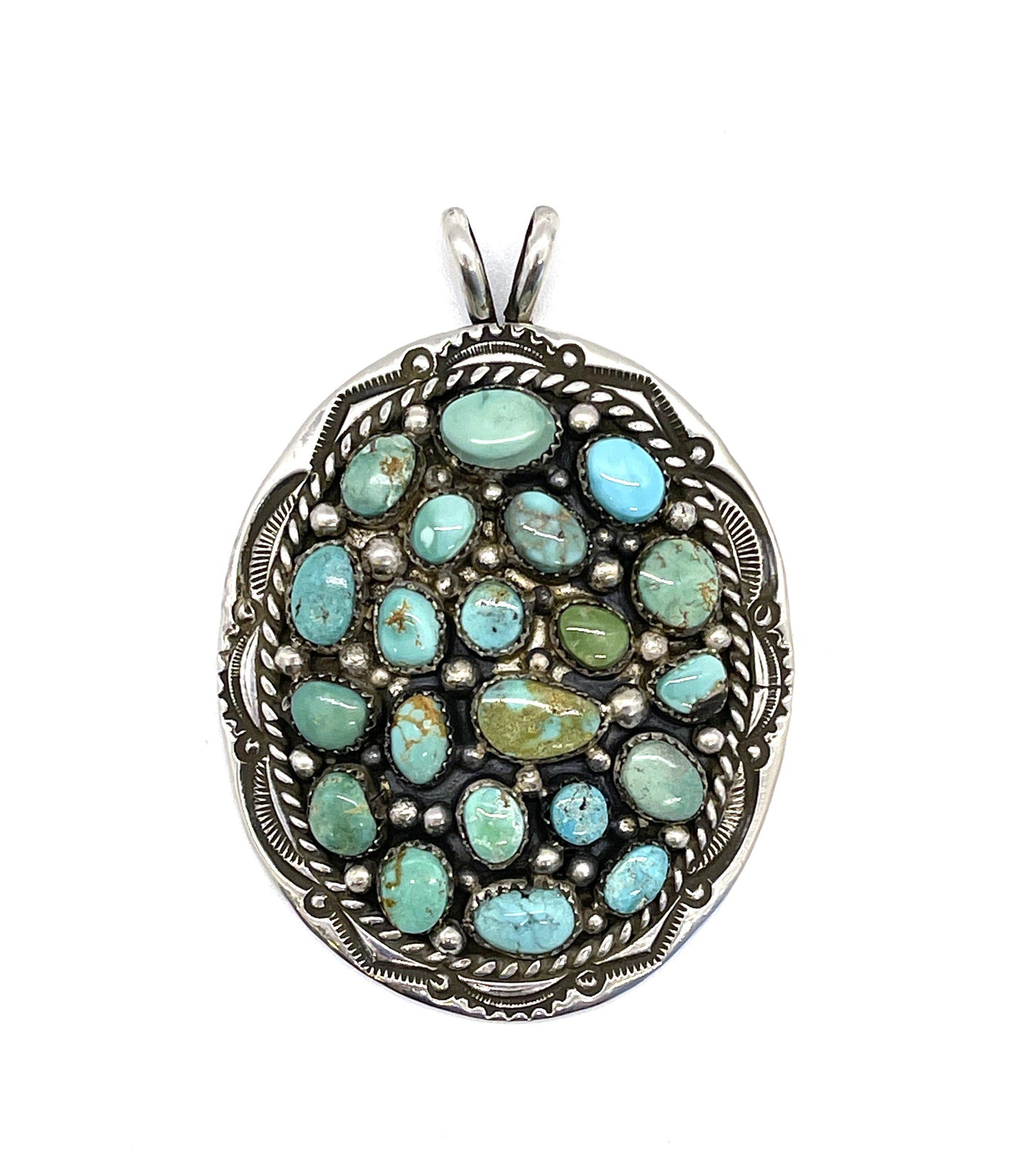 Royston Turquoise Pendant - Small-jewelry-Jeanette Dale-Sorrel Sky Gallery