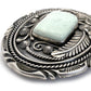 Turquoise Stone Buckle-jewelry-Jeanette Dale-Sorrel Sky Gallery