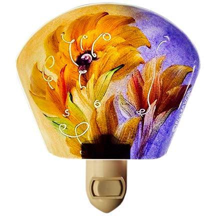 California Poppy Night Light-Sculpture-Jenny Floravita-Sorrel Sky Gallery