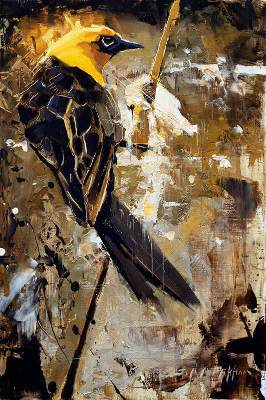 Untitled Blackbird-Painting-Jerry Markham-Sorrel Sky Gallery