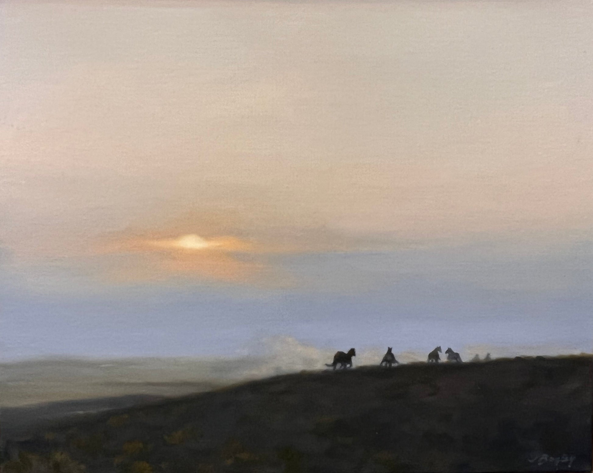 Nowhere to Run-Painting-Jim Bagley-Sorrel Sky Gallery