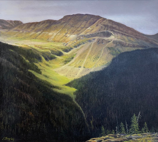 On Molas Pass-painting-Jim Bagley-Sorrel Sky Gallery
