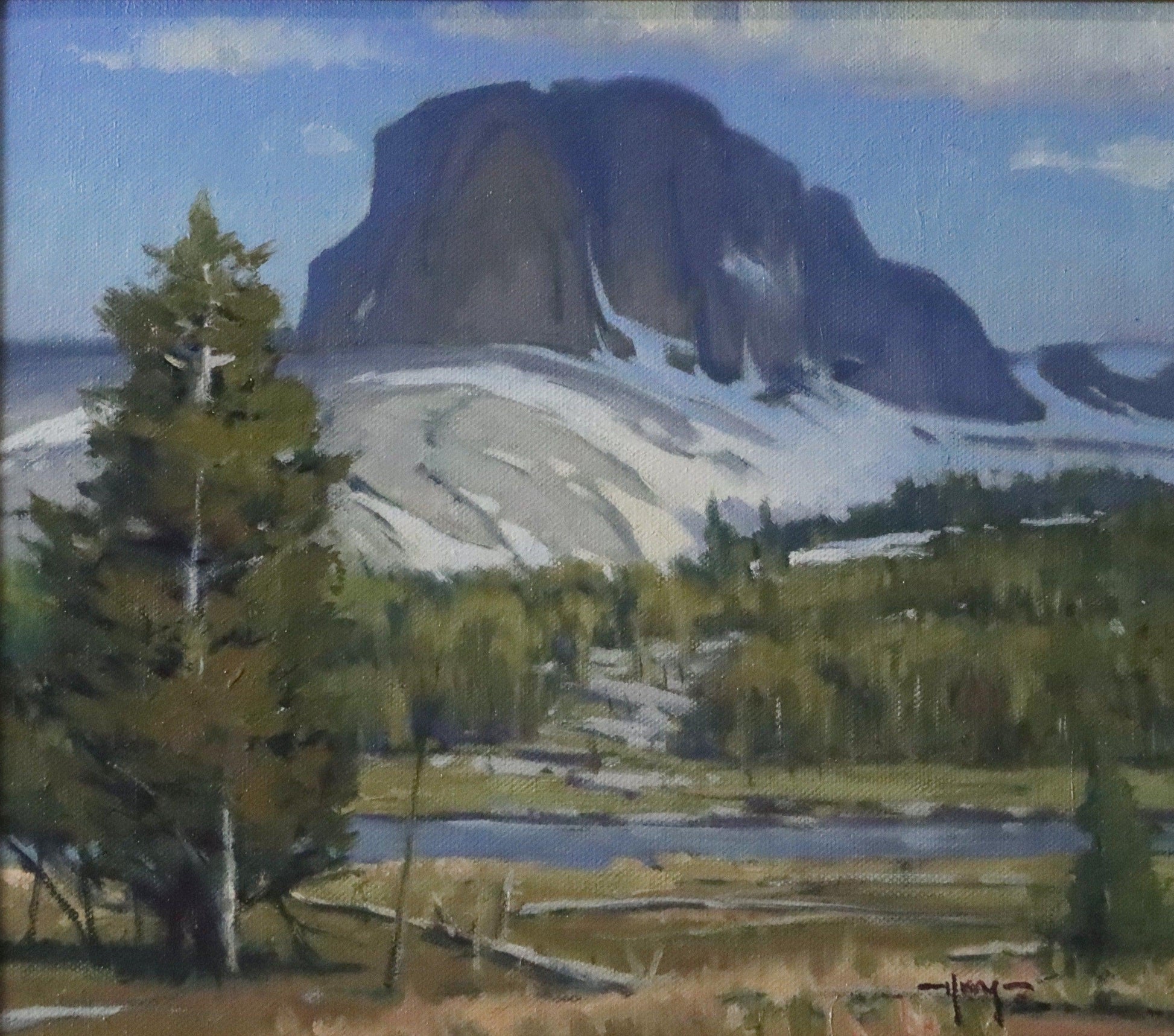 West Yellowstone-Painting-Keith Huey-Sorrel Sky Gallery