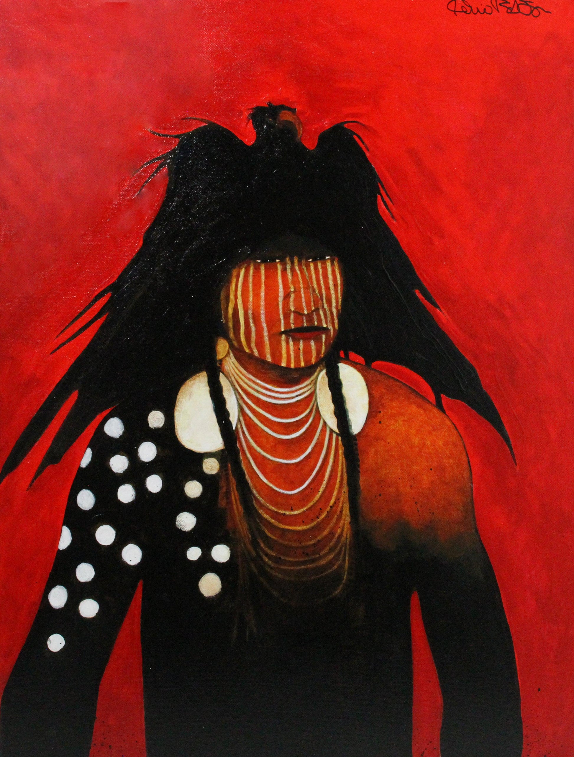 Black Bird-Painting-Kevin Red Star-Sorrel Sky Gallery
