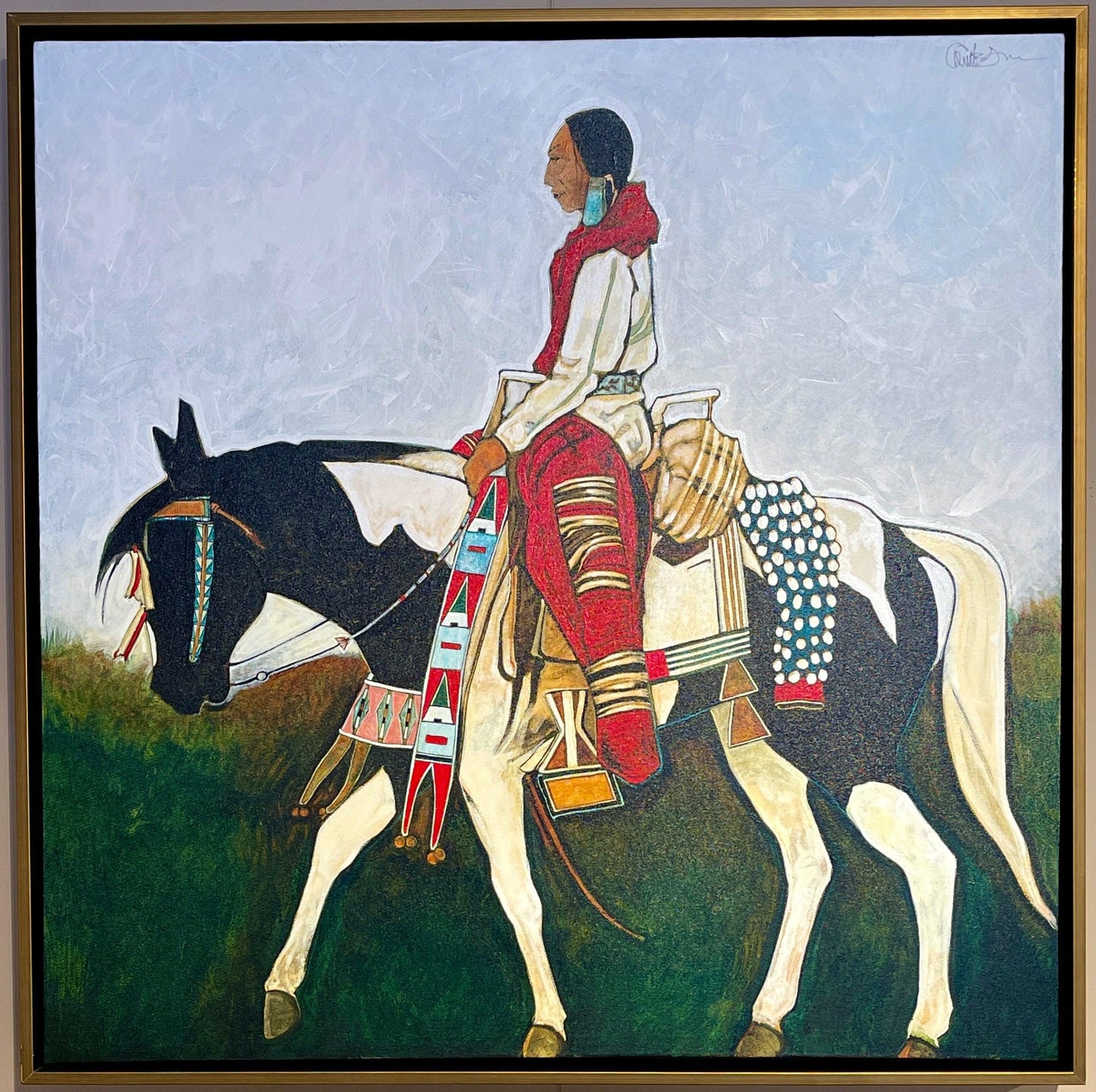 Blue Bird Parade Horse-Painting-Kevin Red Star-Sorrel Sky Gallery