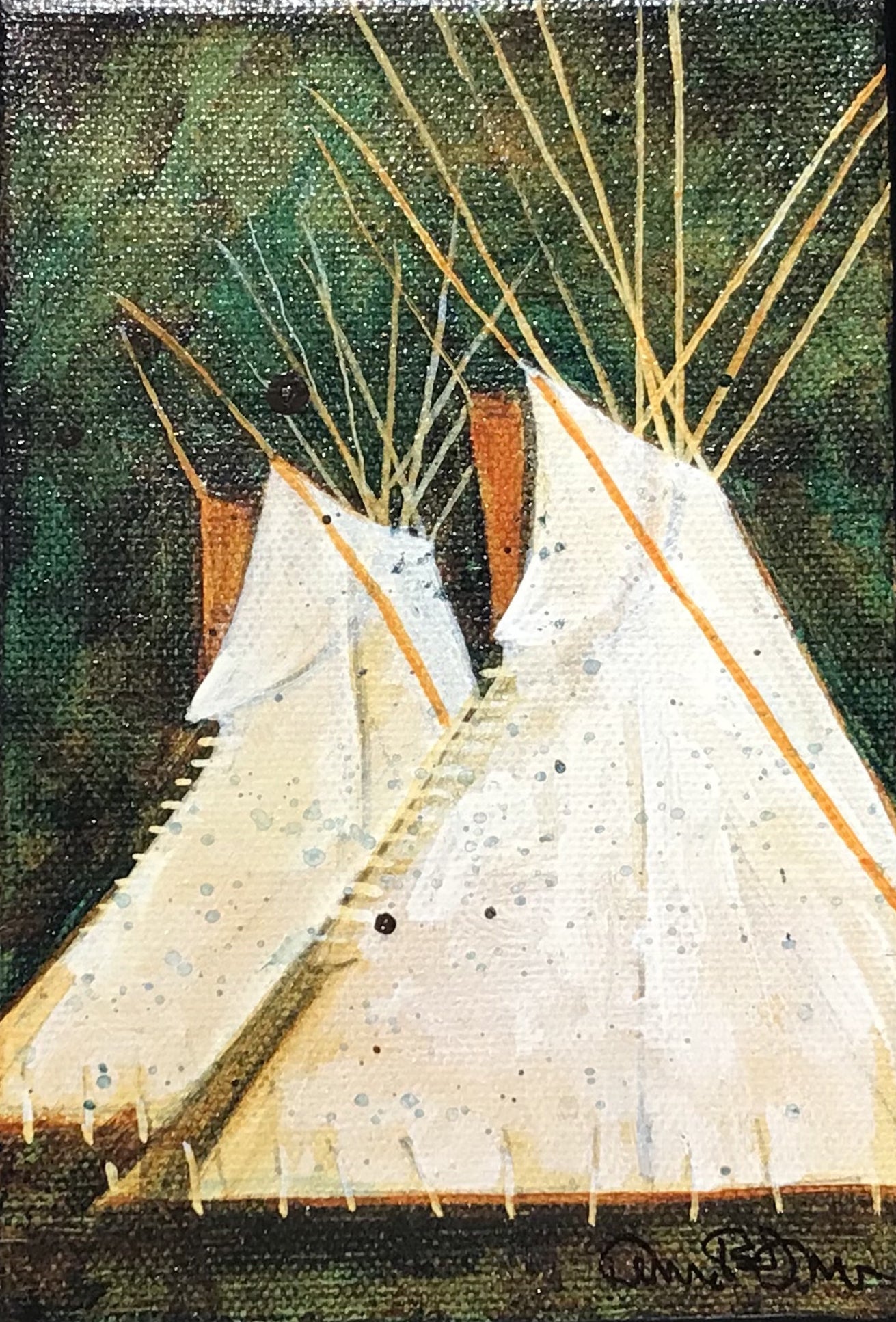 Crow Camp-Painting-Kevin Red Star-Sorrel Sky Gallery