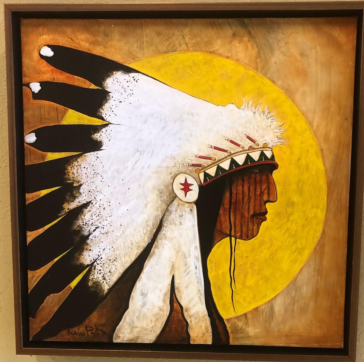 Eagle War Bonnet-Painting-Kevin Red Star-Sorrel Sky Gallery
