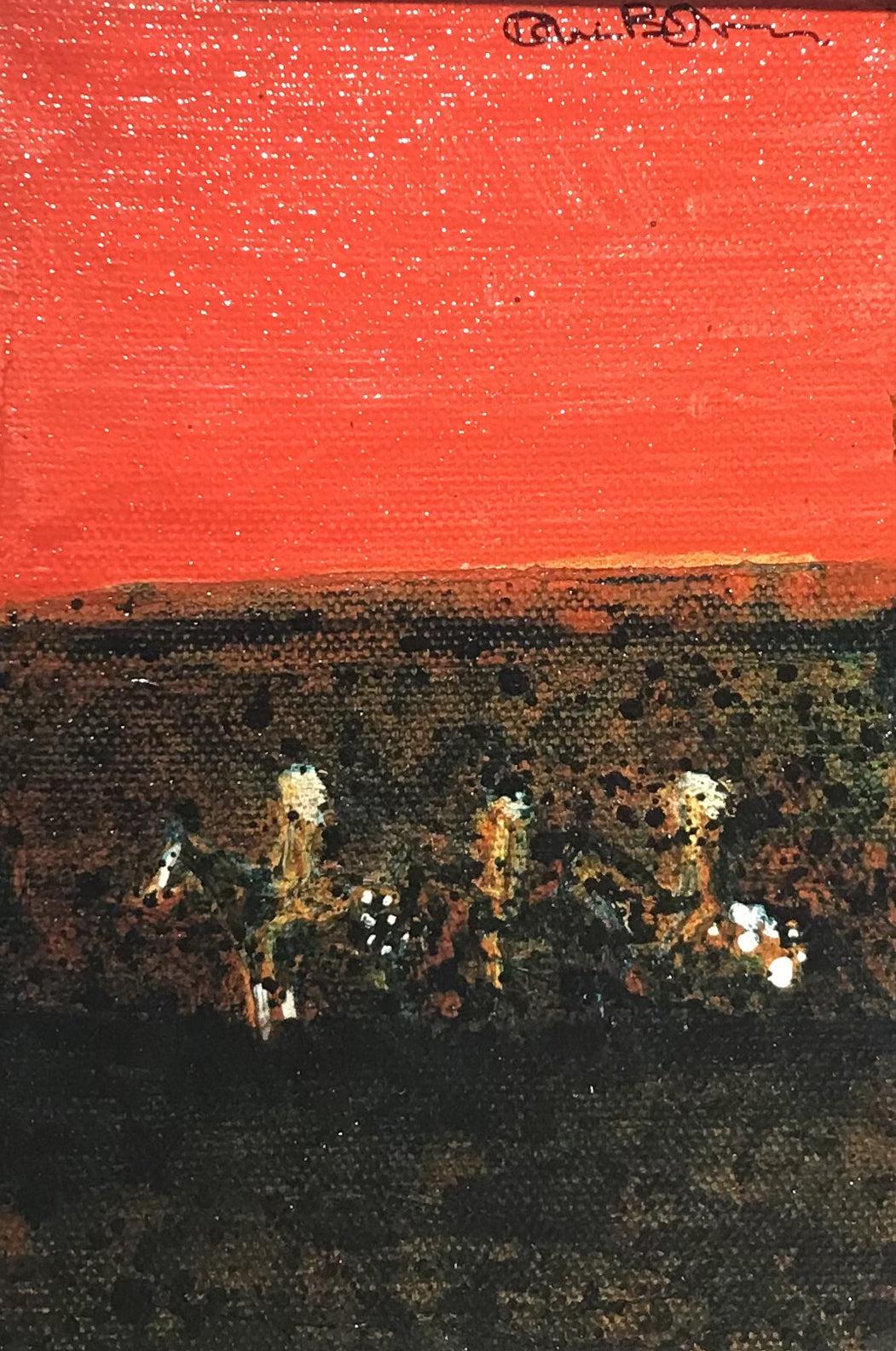 Evening Riders-Painting-Kevin Red Star-Sorrel Sky Gallery