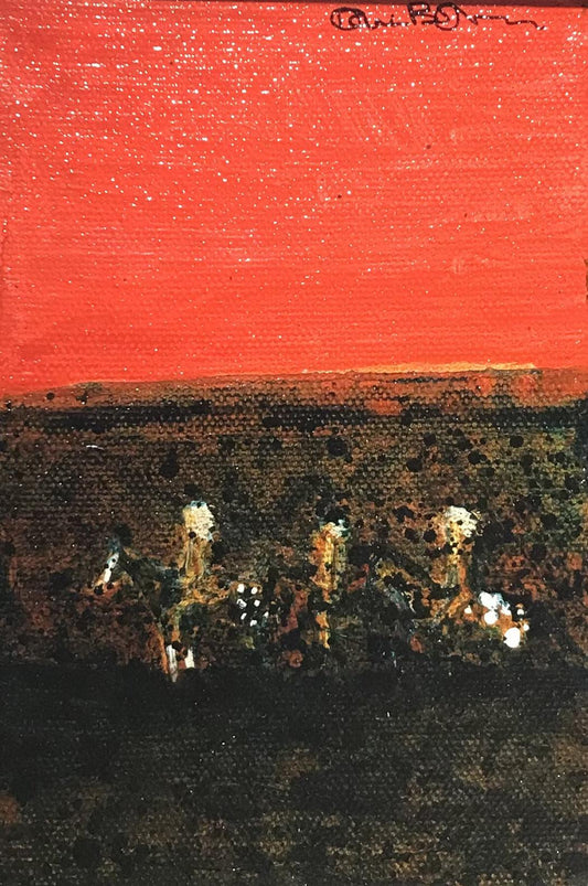 Evening Riders-Painting-Kevin Red Star-Sorrel Sky Gallery