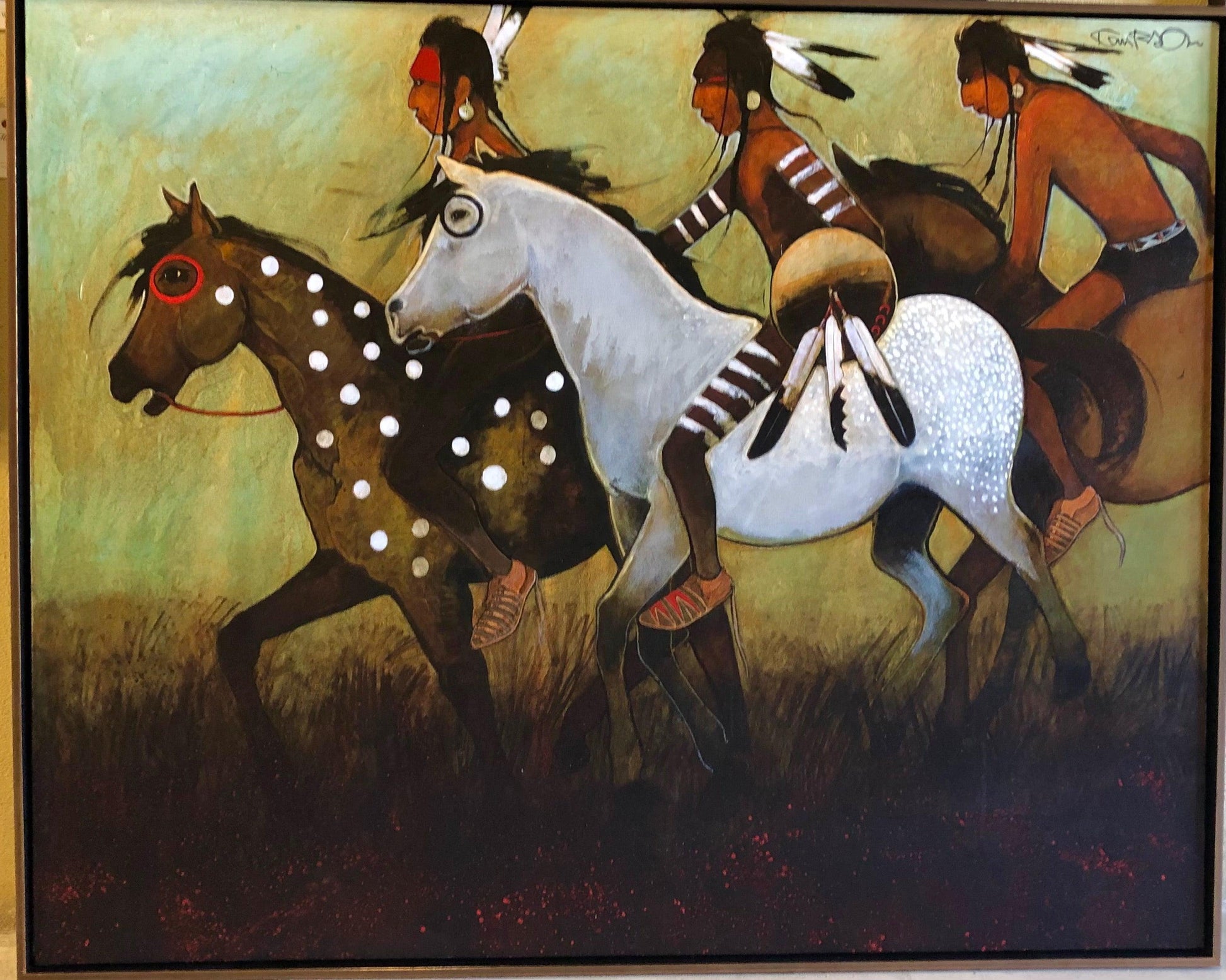 Sundance Horses-Painting-Kevin Red Star-Sorrel Sky Gallery
