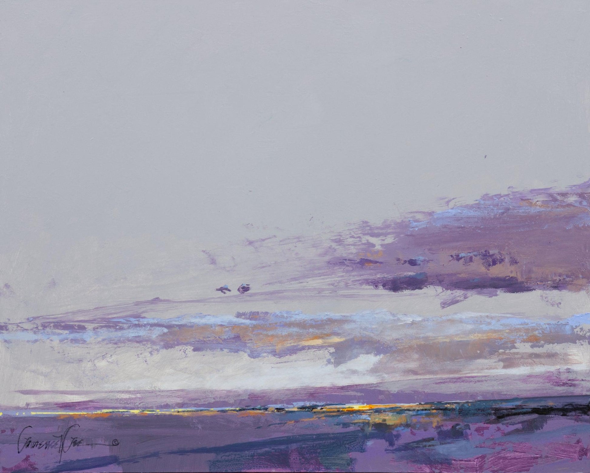 Cool Desert Dawn-Painting-Lawrence Lee-Sorrel Sky Gallery