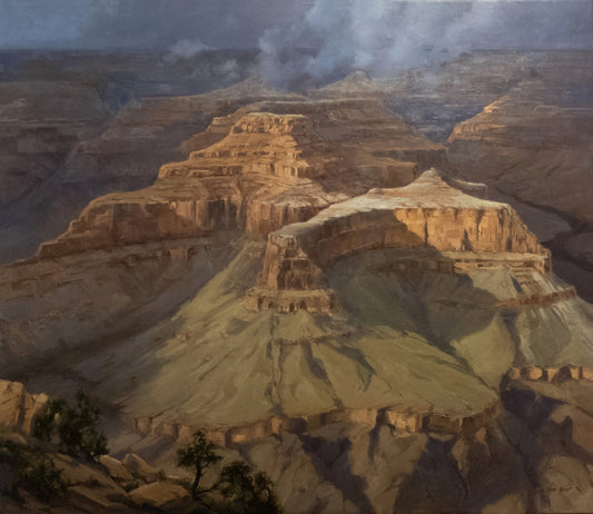 Canyon Chill-Painting-Linda Glover Gooch-Sorrel Sky Gallery
