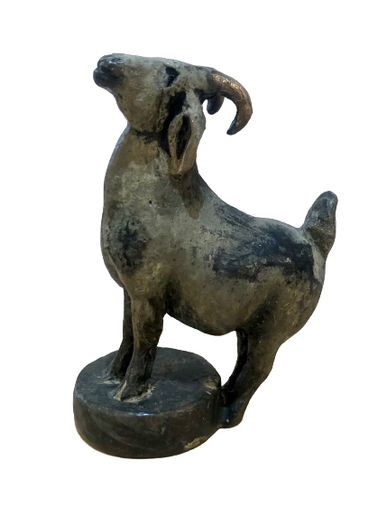 Goat w/ Two Feet on Base-Sculpture-Lisa Gordon-Sorrel Sky Gallery