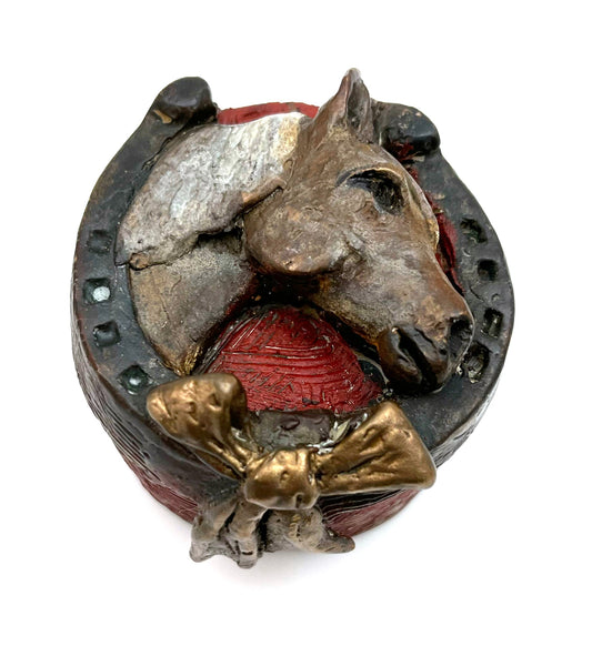 Horse Shoe Box-Sculpture-Lisa Gordon-Sorrel Sky Gallery