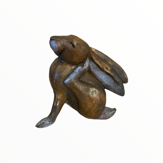 Itchy Rabbit-Sculpture-Lisa Gordon-Sorrel Sky Gallery