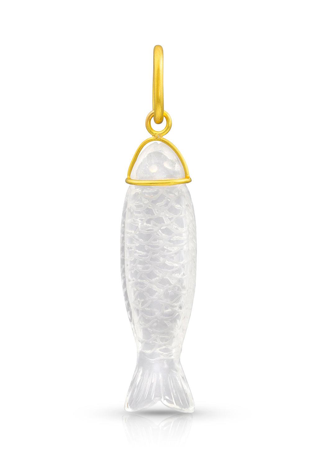 Silla Fish Pendant-Jewelry-Loren Nicole-Sorrel Sky Gallery