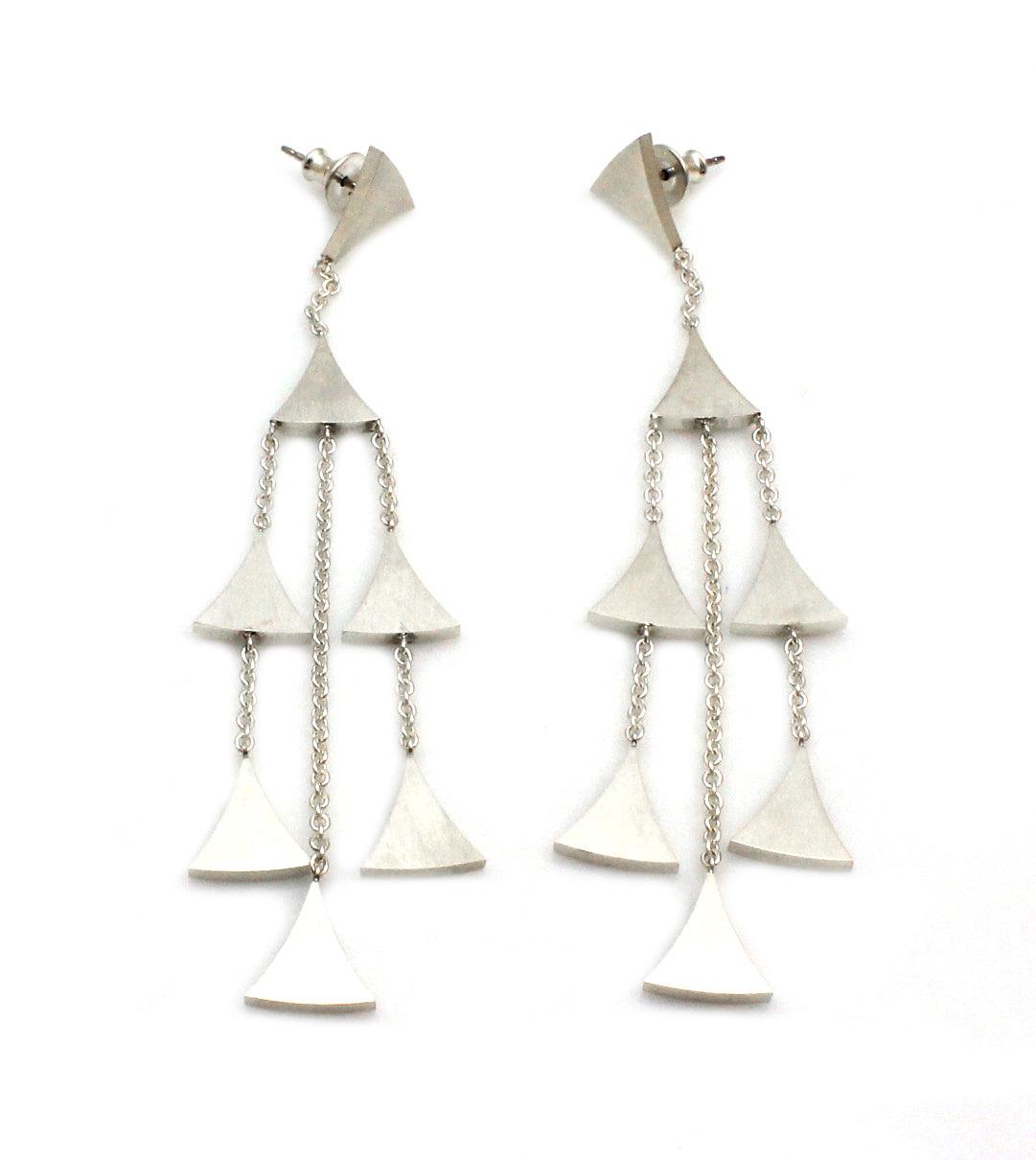 Chandelier Cascade Earrings-Jewelry-Maria Samora-Sorrel Sky Gallery