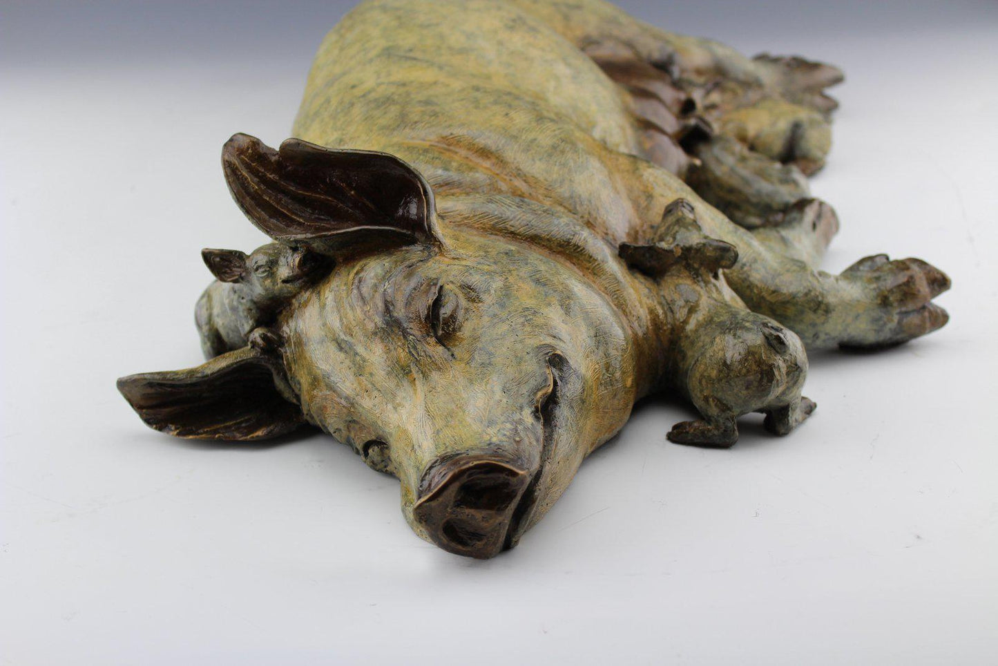 And These Little Piggies Had Plenty-Sculpture-Mark Dziewior-Sorrel Sky Gallery