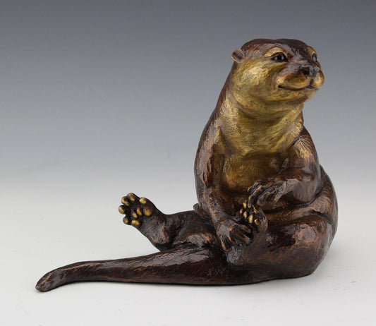 Otterly Lovable-Sculpture-Mark Dziewior-Sorrel Sky Gallery