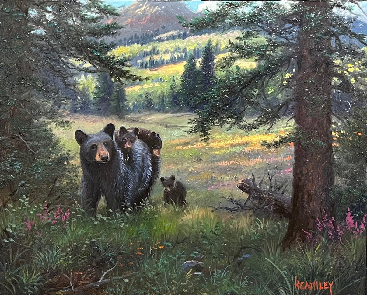 The Locals | Mark Keathley Bear Painting | Sorrel Sky Gallery