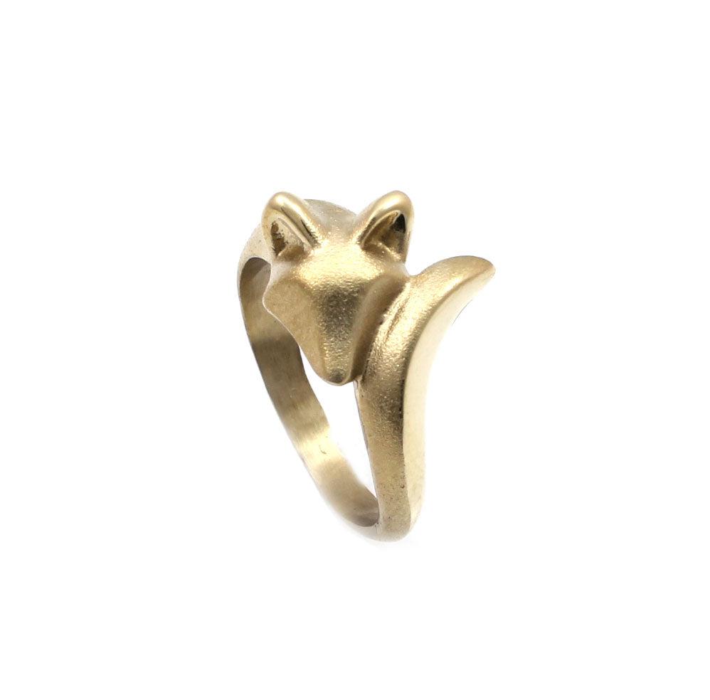 Bronze Baby Fox Ring-Jewelry-Michael Tatom-Sorrel Sky Gallery