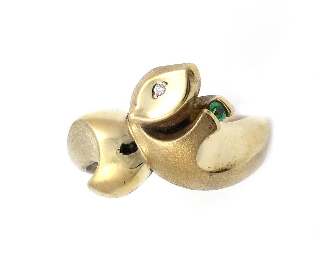 Bronze Otter Ring-Jewelry-Michael Tatom-Sorrel Sky Gallery