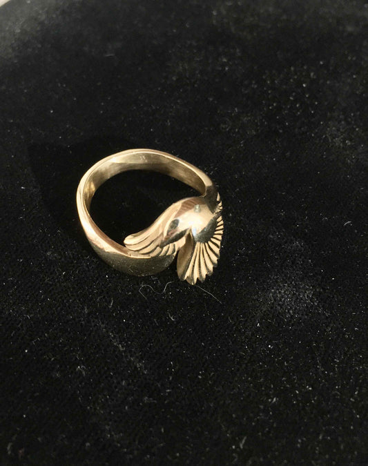 Magpie Bronze Ring-Jewelry-Michael Tatom-Sorrel Sky Gallery