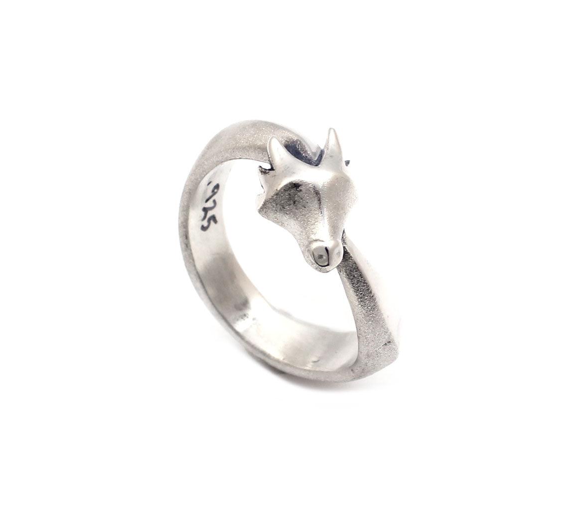 Silver Dragon Ring-Jewelry-Michael Tatom-Sorrel Sky Gallery