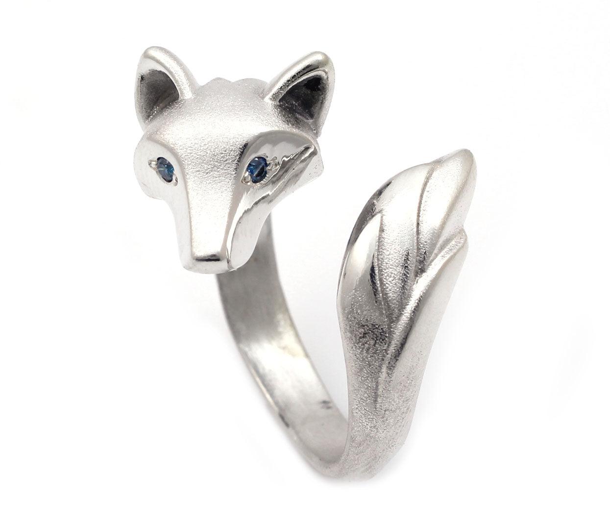 Silver Shaggy Wolf Ring-Jewelry-Michael Tatom-Sorrel Sky Gallery