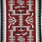 29 1/2" x 45 1/4" Storm Pattern-Weaving-Navajo Weaving-Sorrel Sky Gallery