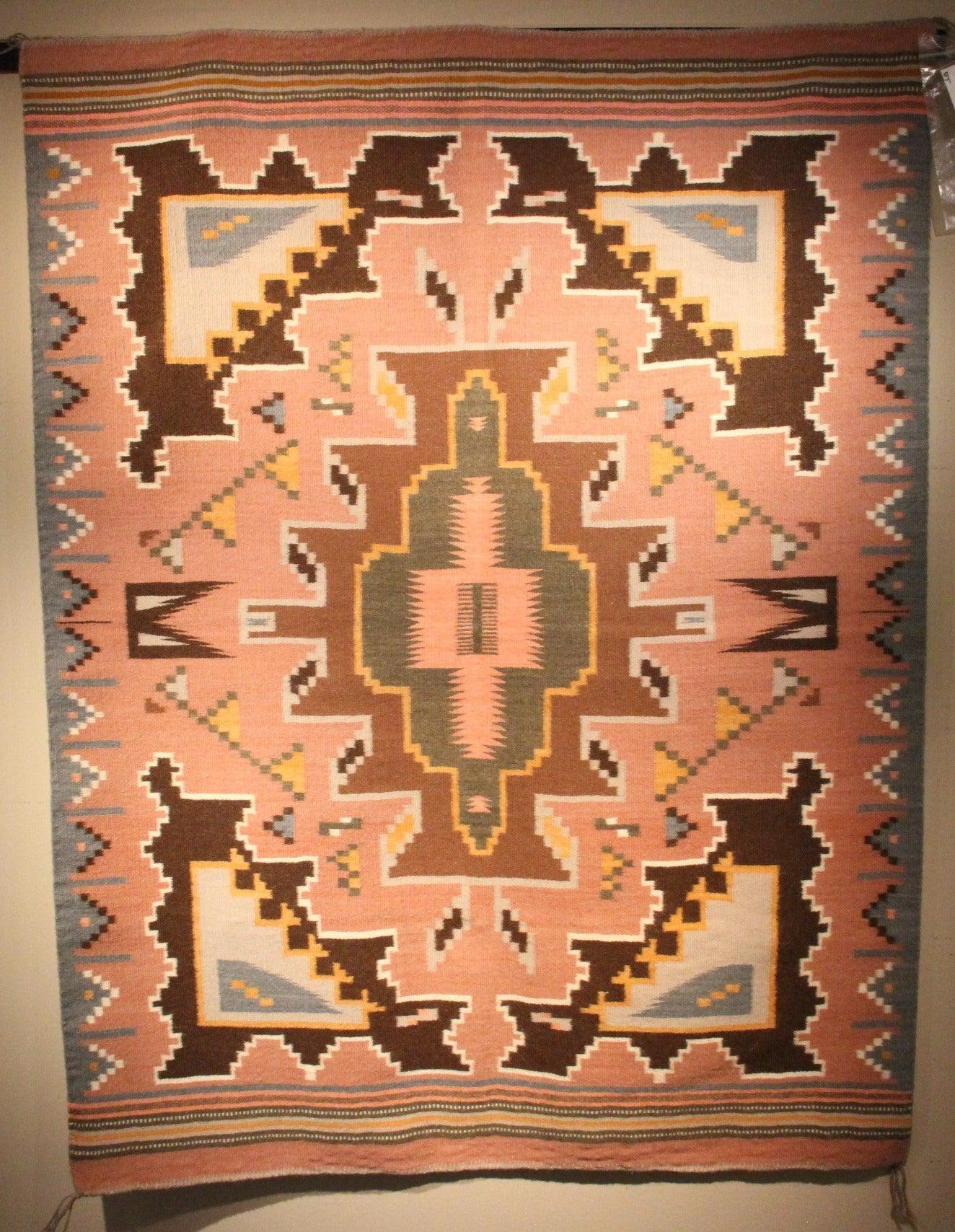 32" x 42" Burntwater Weaving-Weaving-Navajo Weaving-Sorrel Sky Gallery