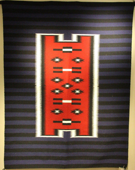 42" x 56" Multi Pattern Ganado-Weaving-Navajo Weaving-Sorrel Sky Gallery