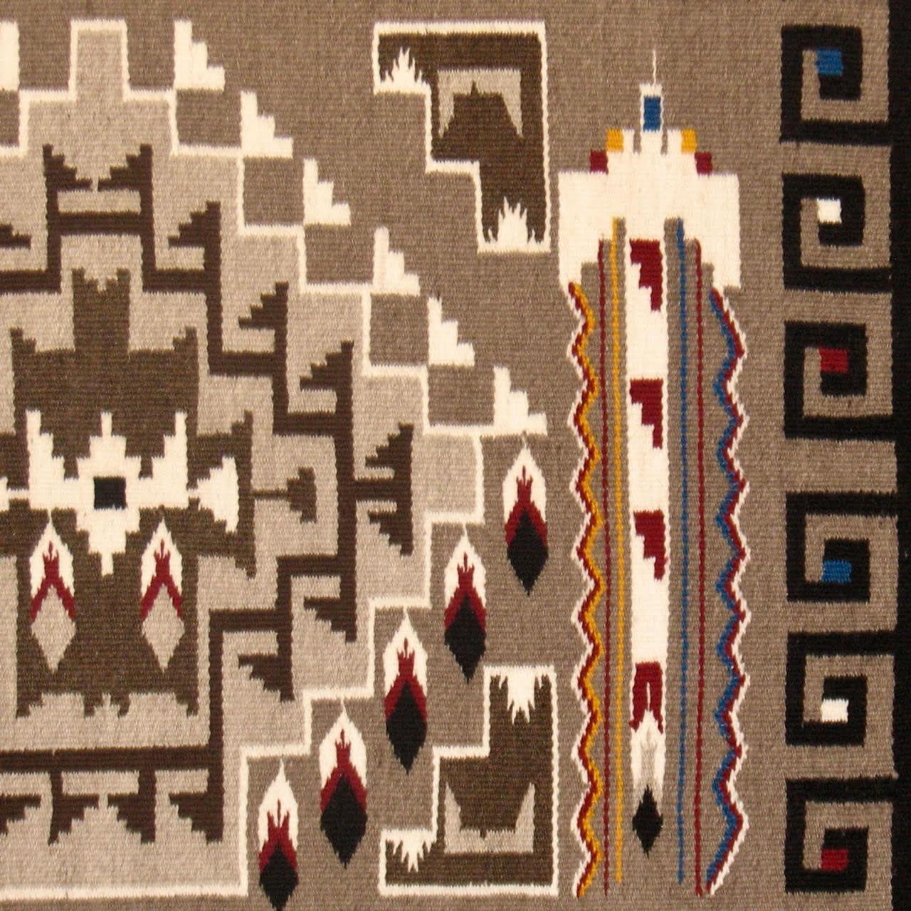 Burnham Navajo Weaving by Laverne Barber-Weaving-Navajo Weaving-Sorrel Sky Gallery