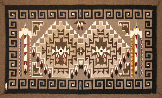 Burnham Navajo Weaving by Laverne Barber-Weaving-Navajo Weaving-Sorrel Sky Gallery